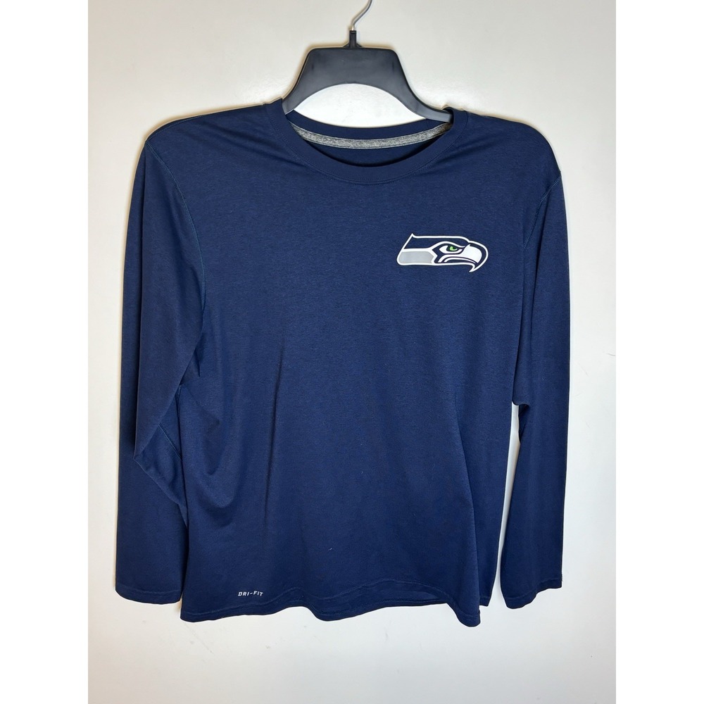 Nike On Field Seattle Seahawks Men's Large Long Sleeve Dri-Fit Football